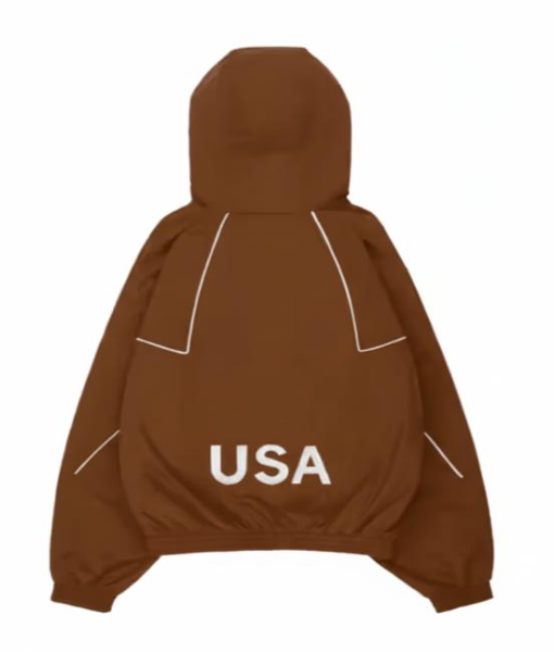 Mens Marty Supreme Brown Leather Jacket Back Men's Vintage Brown Leather Jacket Back View