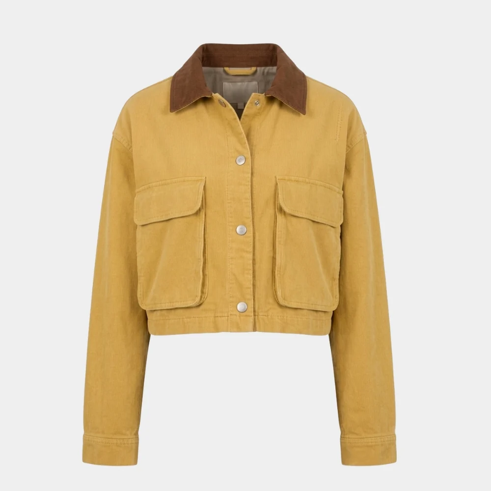 Tommy & Tuppence Antonia Thomas Yellow Jacket Front View